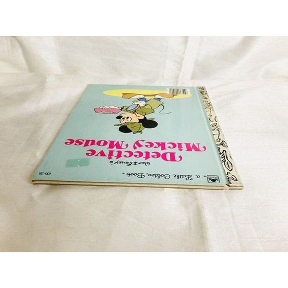 Detective Mickey Mouse Walt Disney Vintage Little Golden Books Hardcover 1985 - Picture 7 of 8